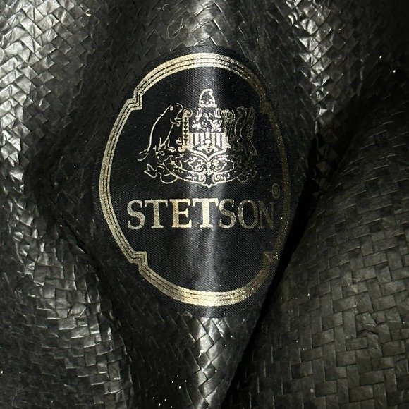 Stetson Cowboy Hat Dark Brown Braided Leather Hat Band Chin Strap #B07 - Picture 10 of 11